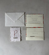 Detalle para testigos de boda personalizado (letra bordada a mano)