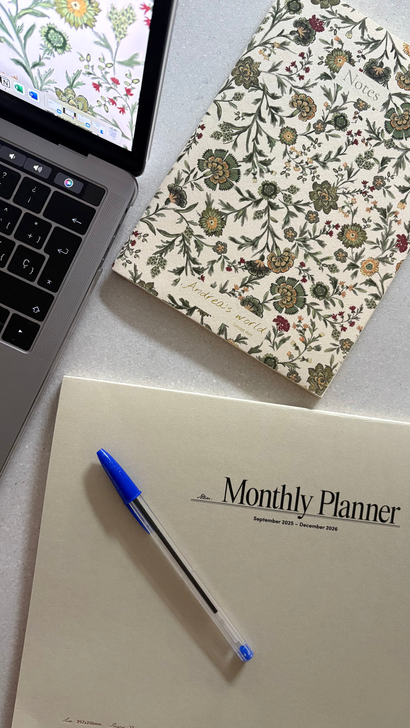 Pack 2 libretas florales