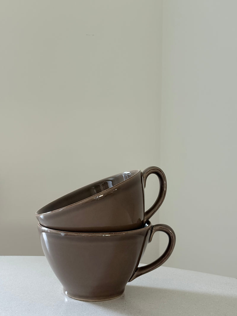 Tazón marrón chocolate