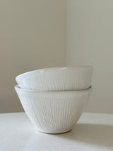 Cuenco rayas relieve