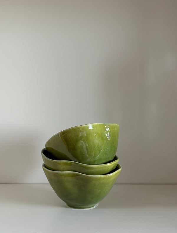 Bowl verde irregular