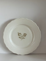 Platos granada verde grisacea