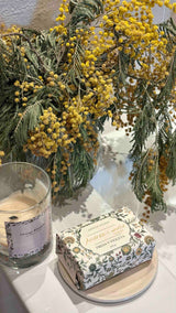 Jabón sólido fresa y violeta