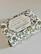 Jabón sólido fresa y violeta