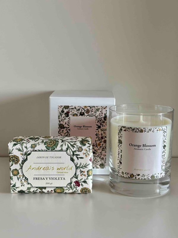 Pack vela y jabón aromático